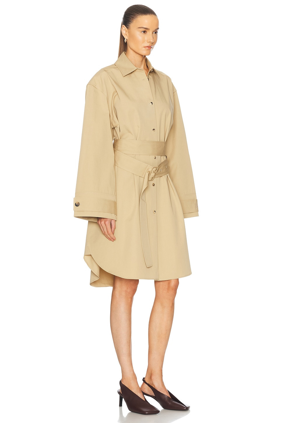 Double Wrap Trench Dress - 2