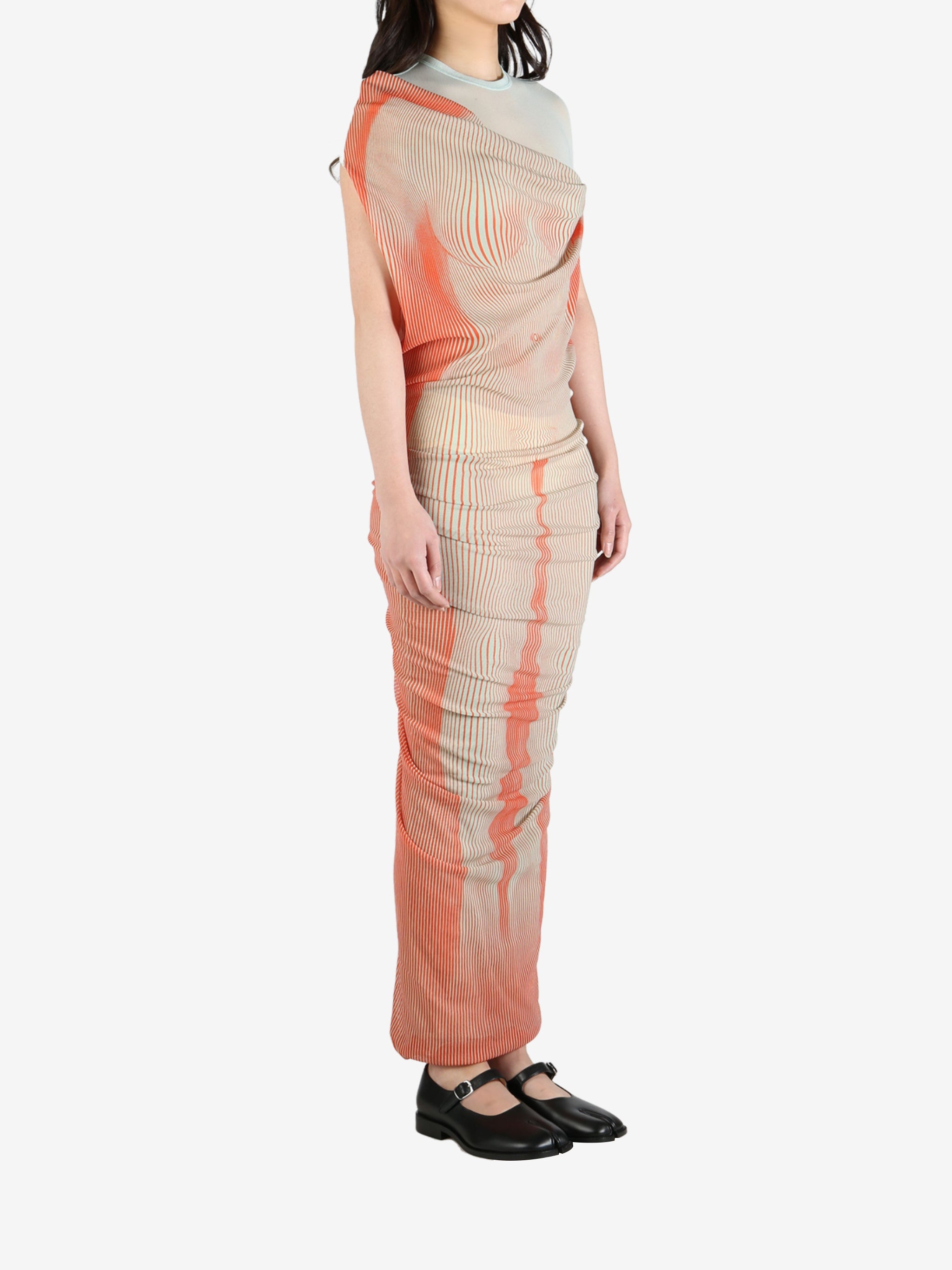 JEAN PAUL GAULTIER - Women Long Draped Body Morphing Dress - 2
