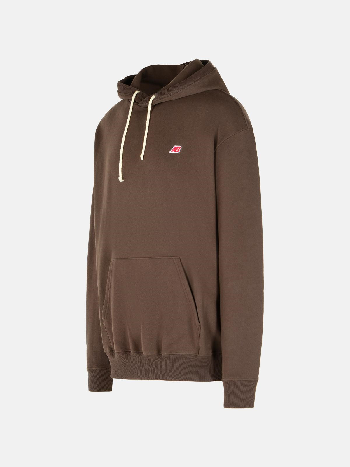 BROWN COTTON SWEATSHIRT - 2