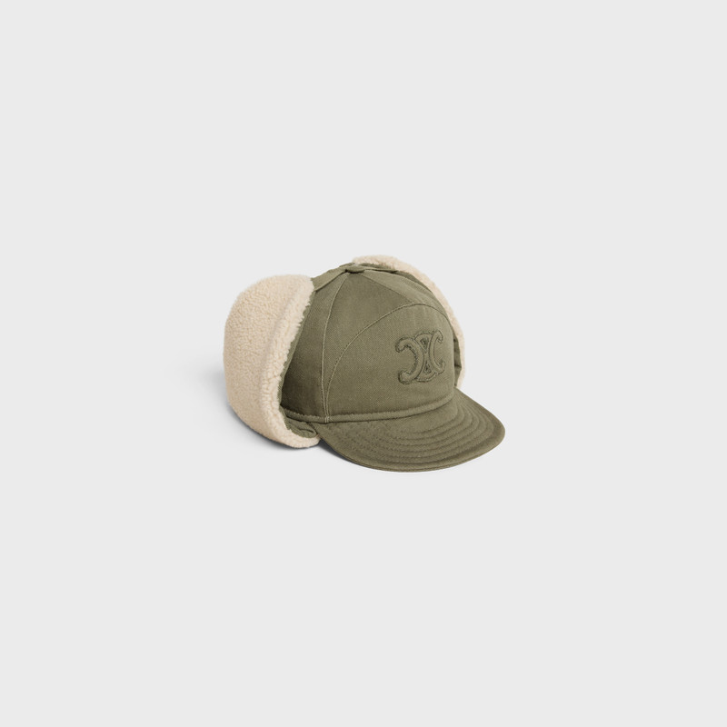 TRIOMPHE CHAPKA HAT IN COTTON GABARDINE 1
