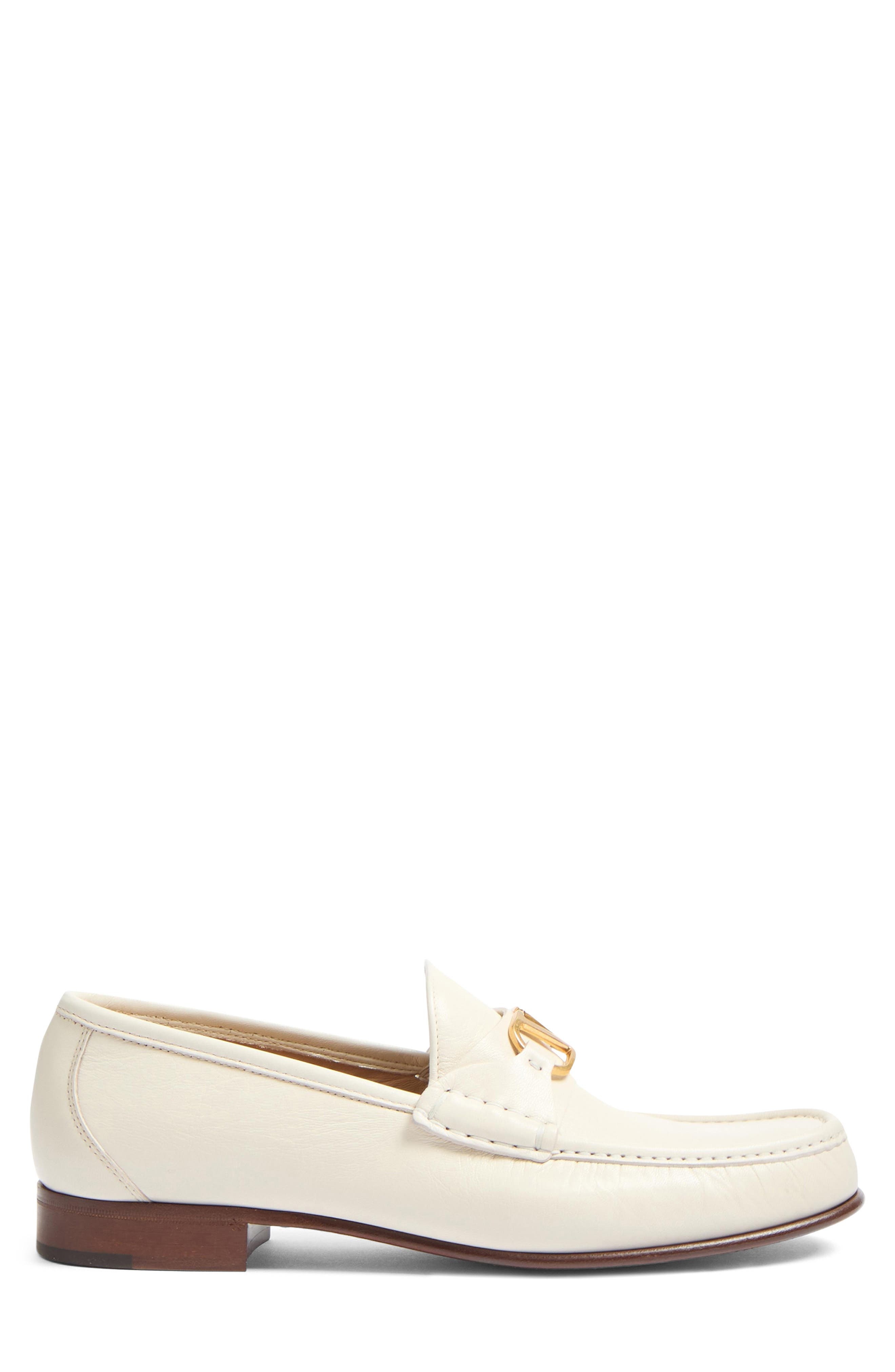 Valentino Garavani VLOGO Signature Loafer in Ivory at Nordstrom - 4