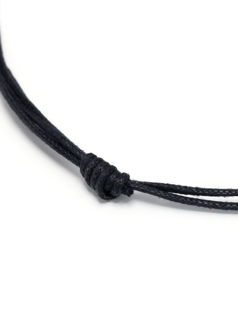 ALIITA heart-charm cord bracelet outlook