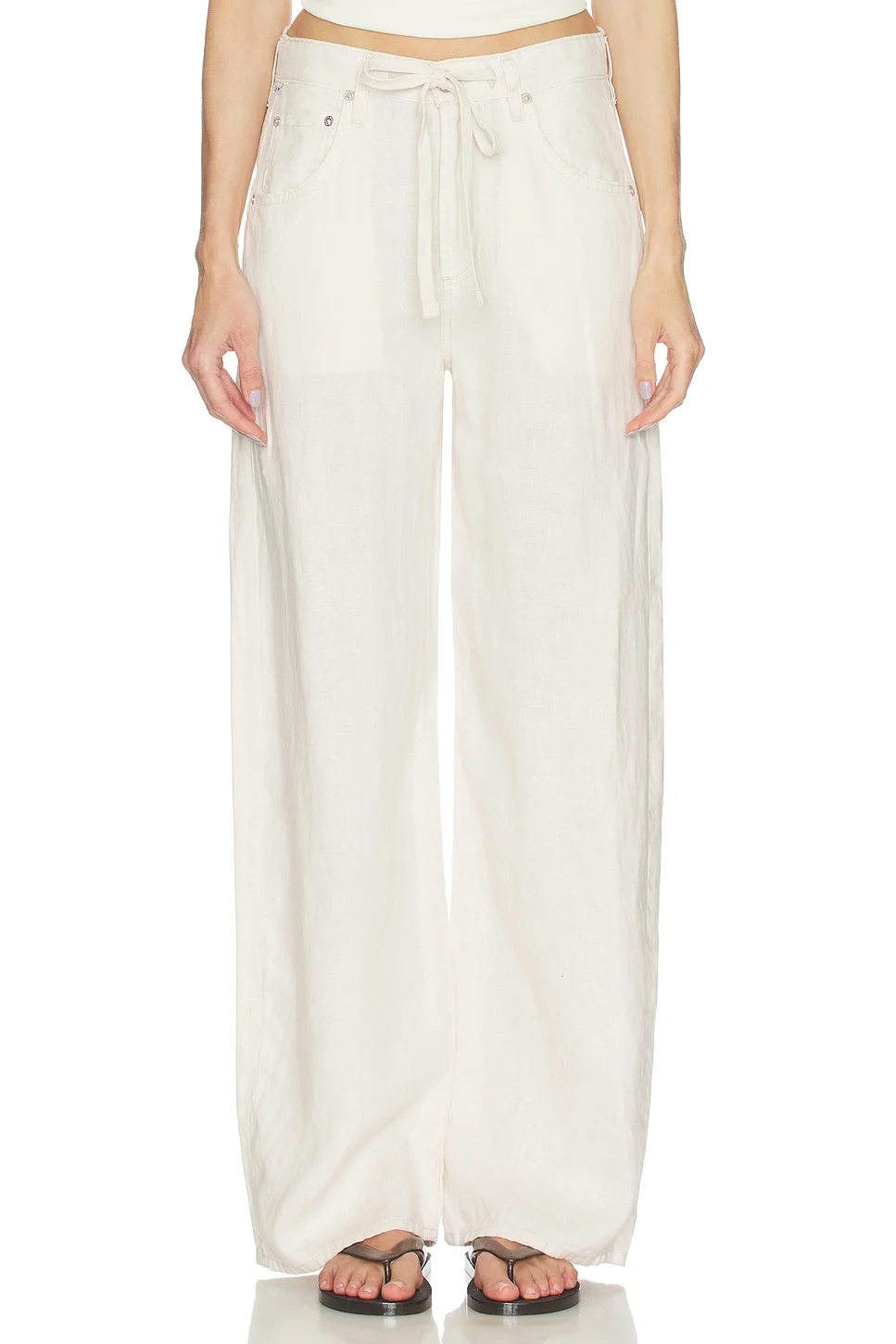 Brynn Drawstring Trouser Pants - 1