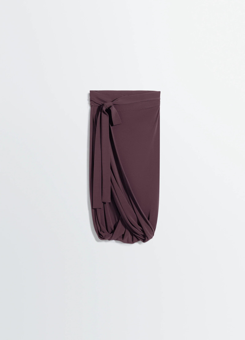 SOFT WRAP SKIRT IN VISCOSE CREPE JERSEY 1