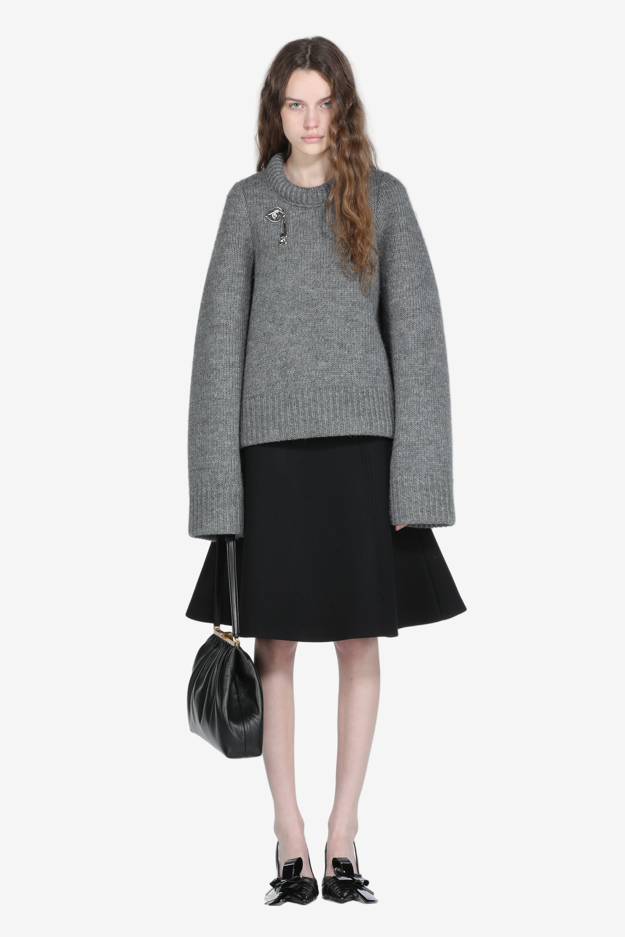 MIDI SKIRT IN WOOL - 4