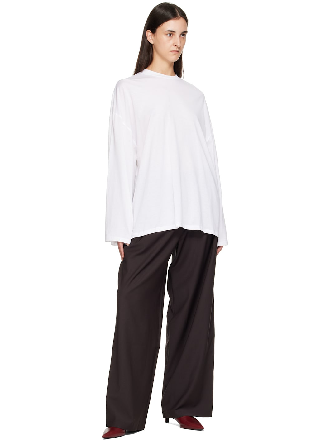 Brown Ripley Pleated Trousers - 4