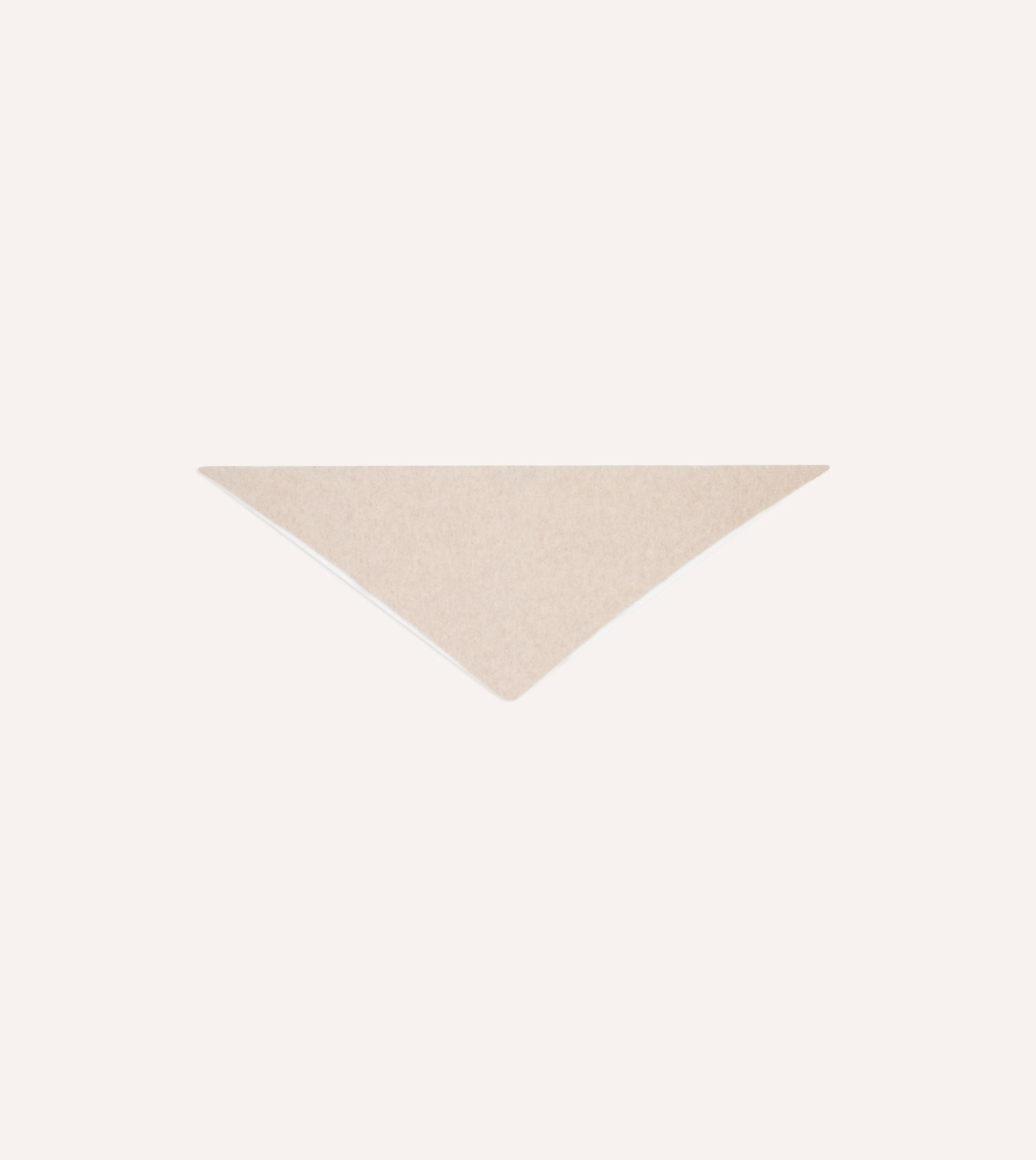 Stone Lambswool Triangle Neck Scarf - 1