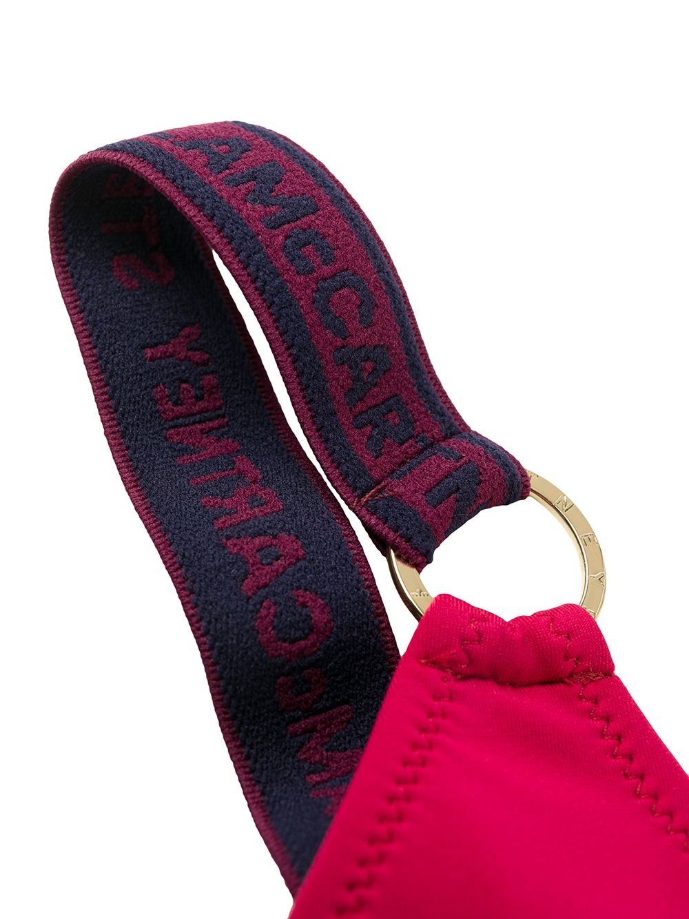 logo-strap sporty bikini top - 3