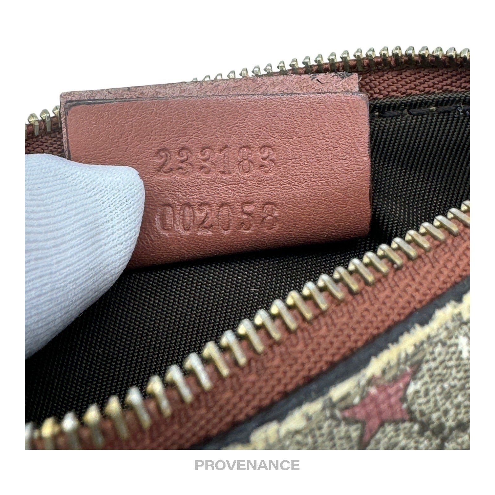 Gucci Key Pouch Cles - Micro GG Supreme Stars Red - 7
