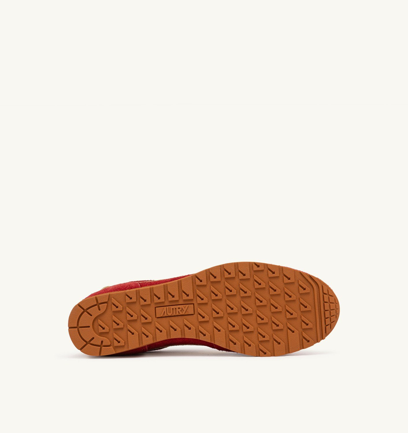 SNEAKERS WINDSPIN IN SUEDE AND LEATHER COLOR IMPERIAL RED AND RUTABAGA - 4
