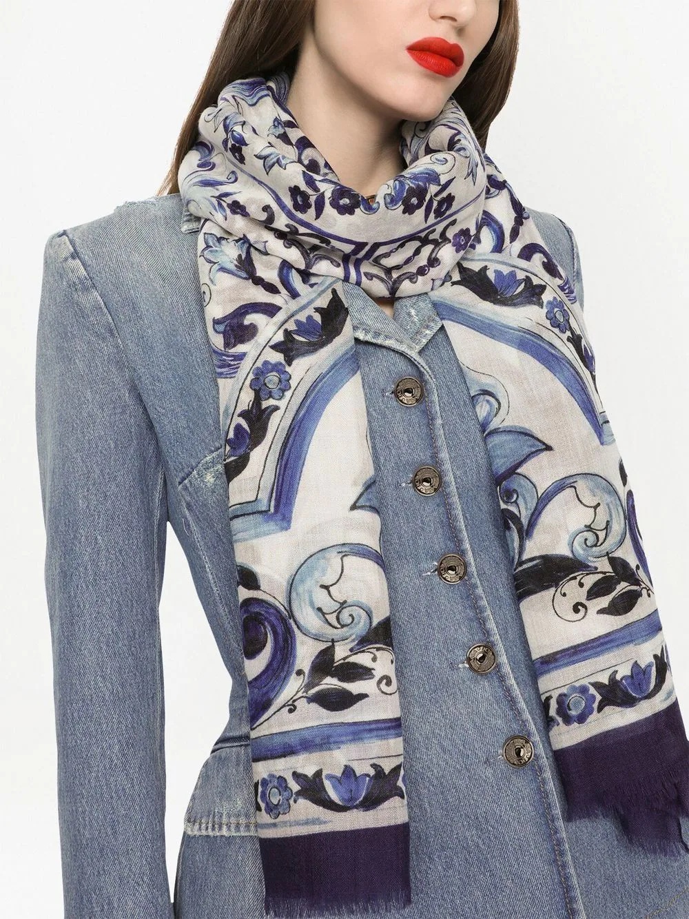 Majolica cashmere scarf - 2