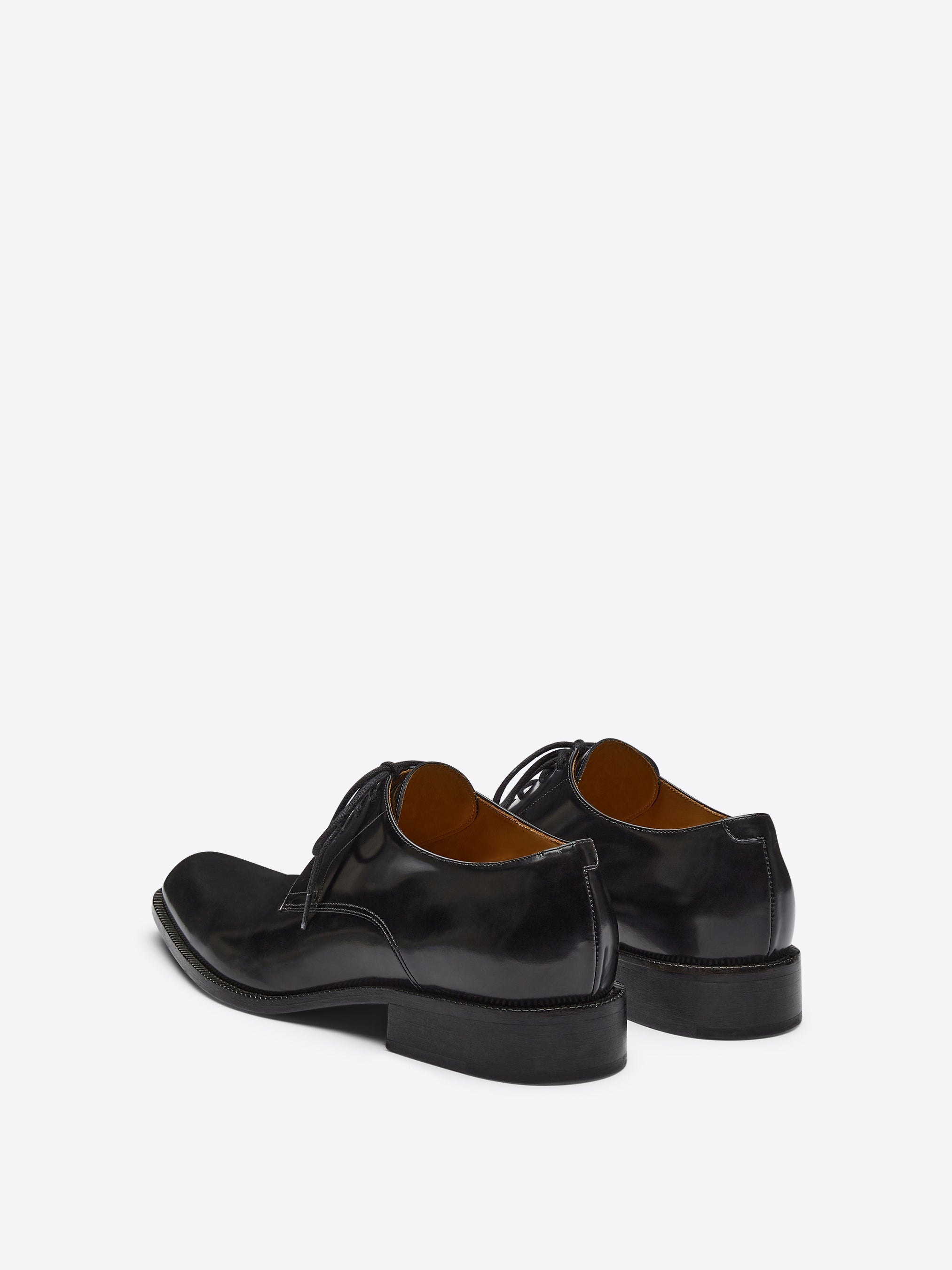 LEATHER DERBY SHOES - 4