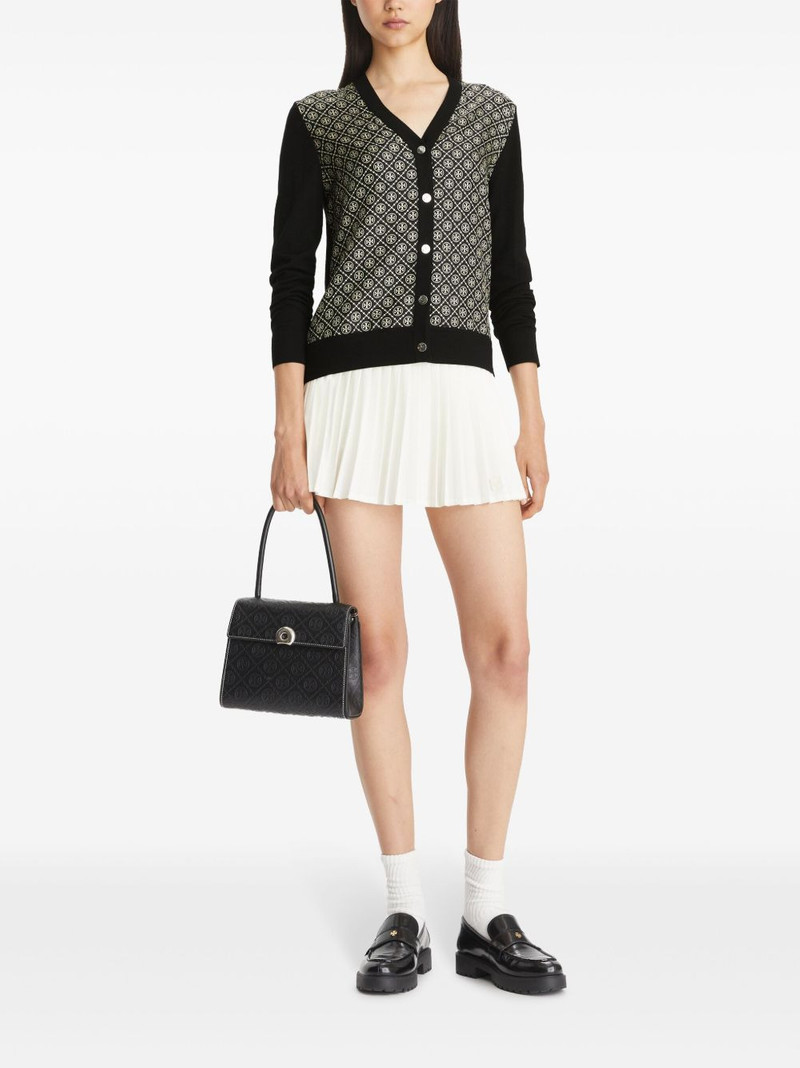 TORY BURCH silk-front cardigan outlook