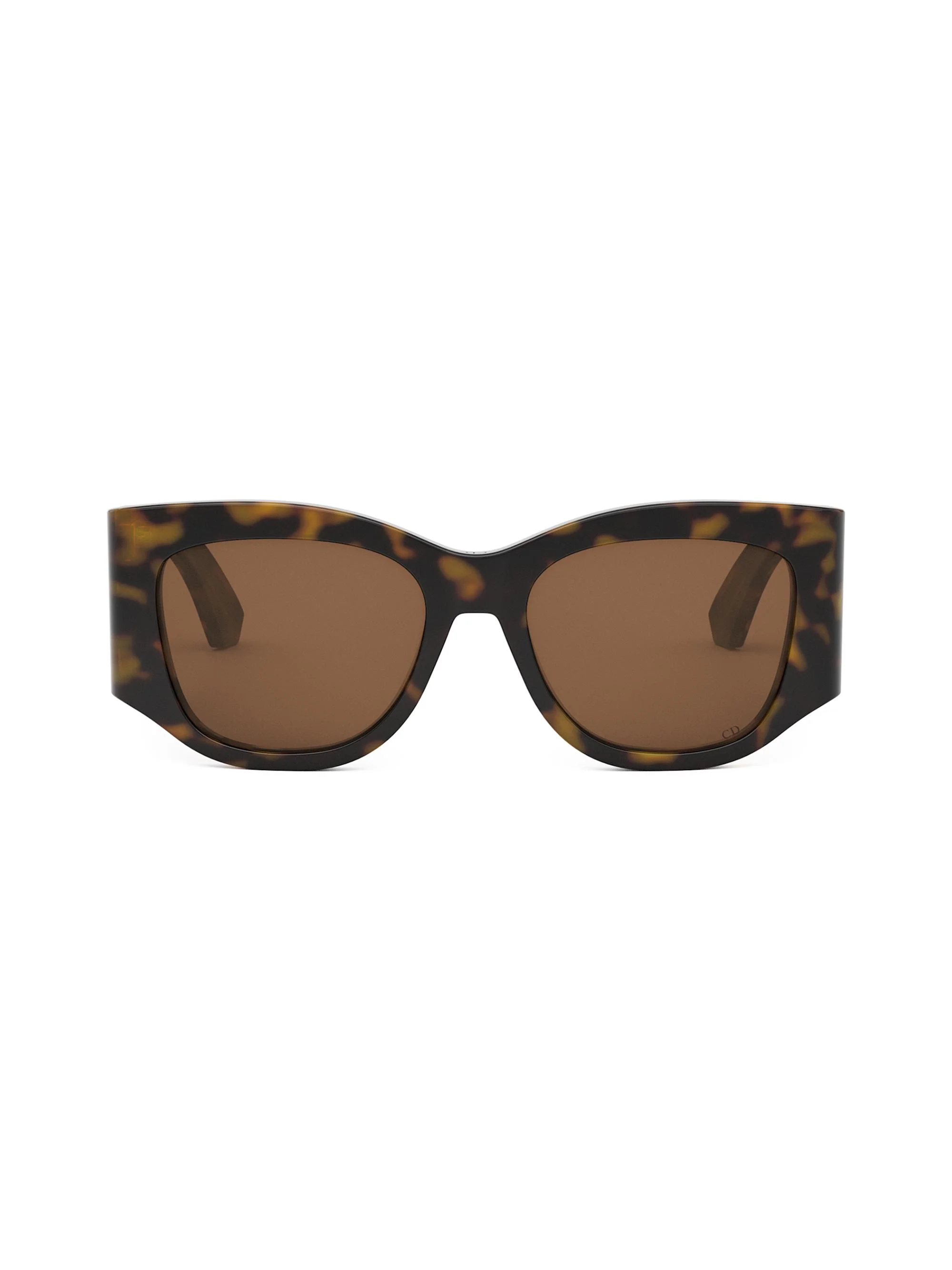 Women's DiorNuit S1I 54MM Square Sunglasses - Brown Havana - 1