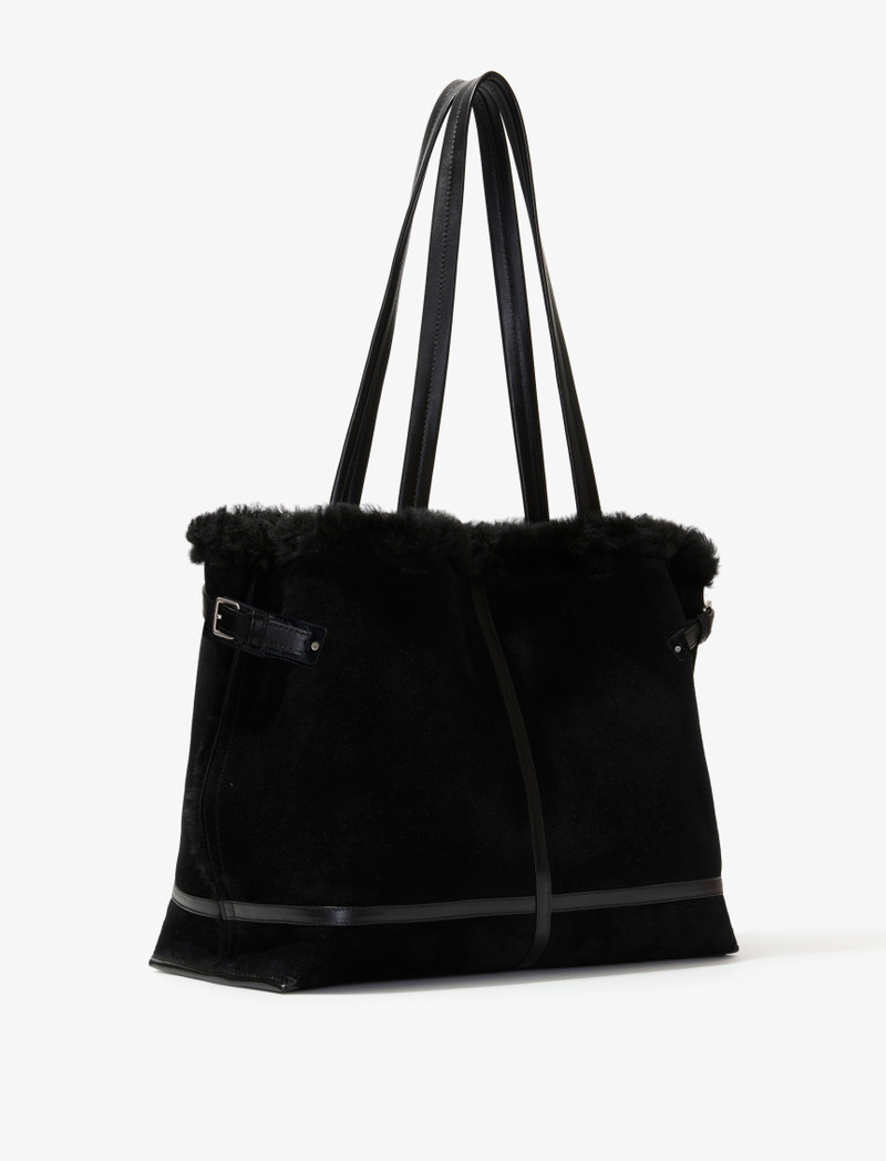 Proenza Schouler Days Tote in Suede Shearling outlook