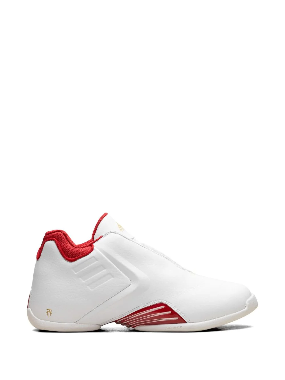 red-trim sneakers - 1
