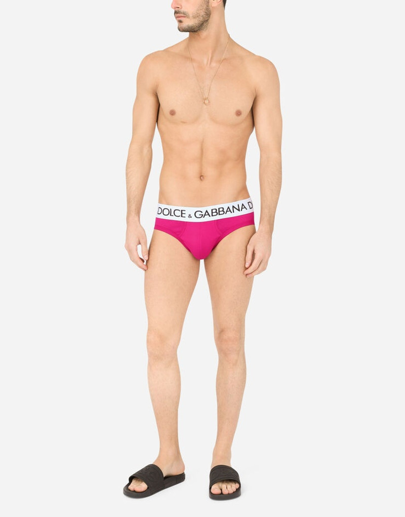 Dolce & Gabbana Mid-rise briefs in two-way stretch cotton outlook