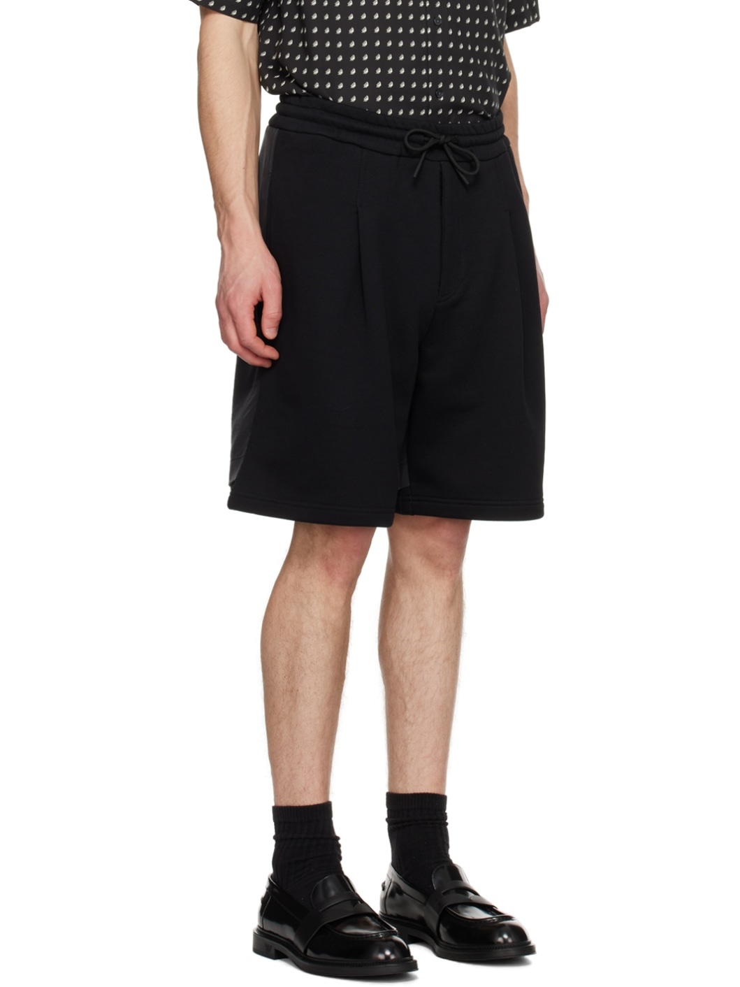 Black Layered Shorts - 2
