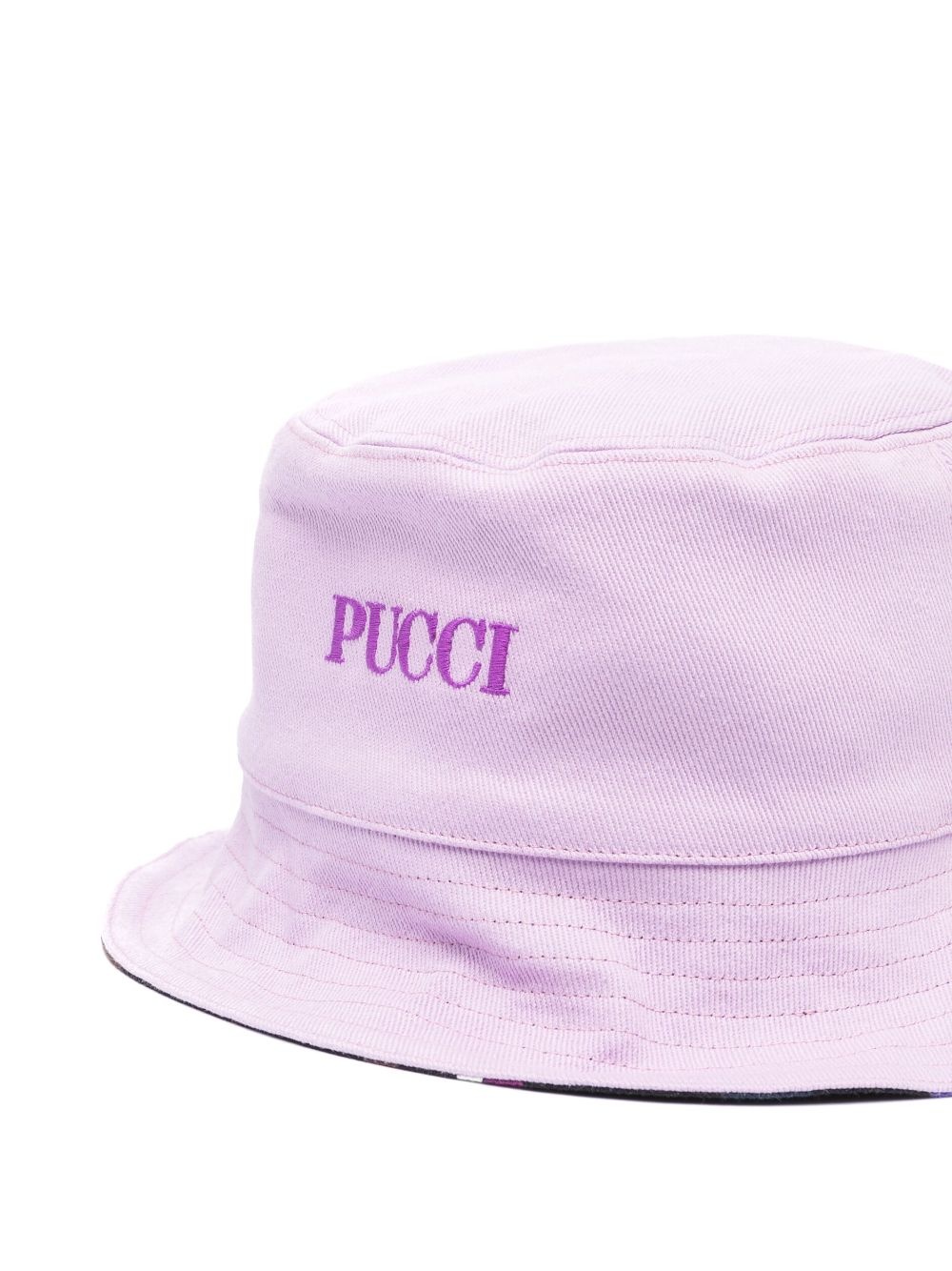 logo-embroidered reversible bucket hat - 2