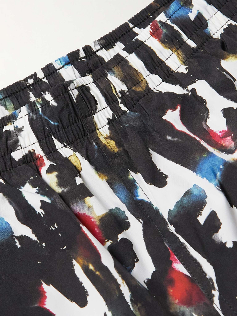 Fantasy Straight-Leg Long-Length Logo-Print Swim Shorts 3