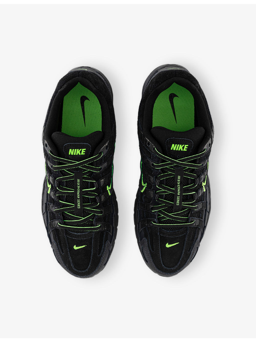 P-6000 Suede and Mesh Trainers - 2