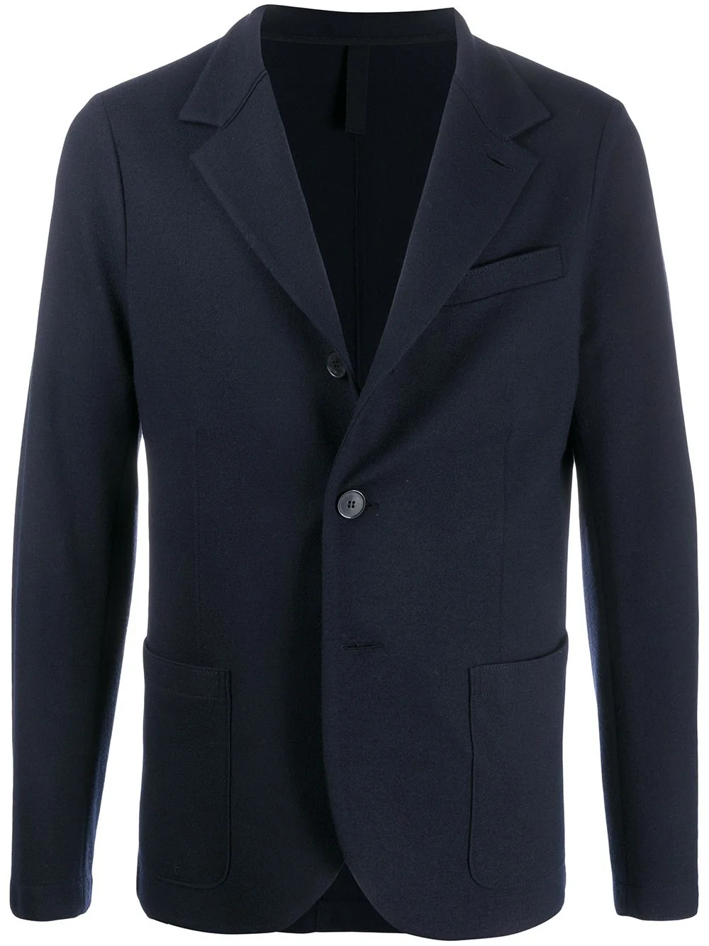 wool twill blazer - 1