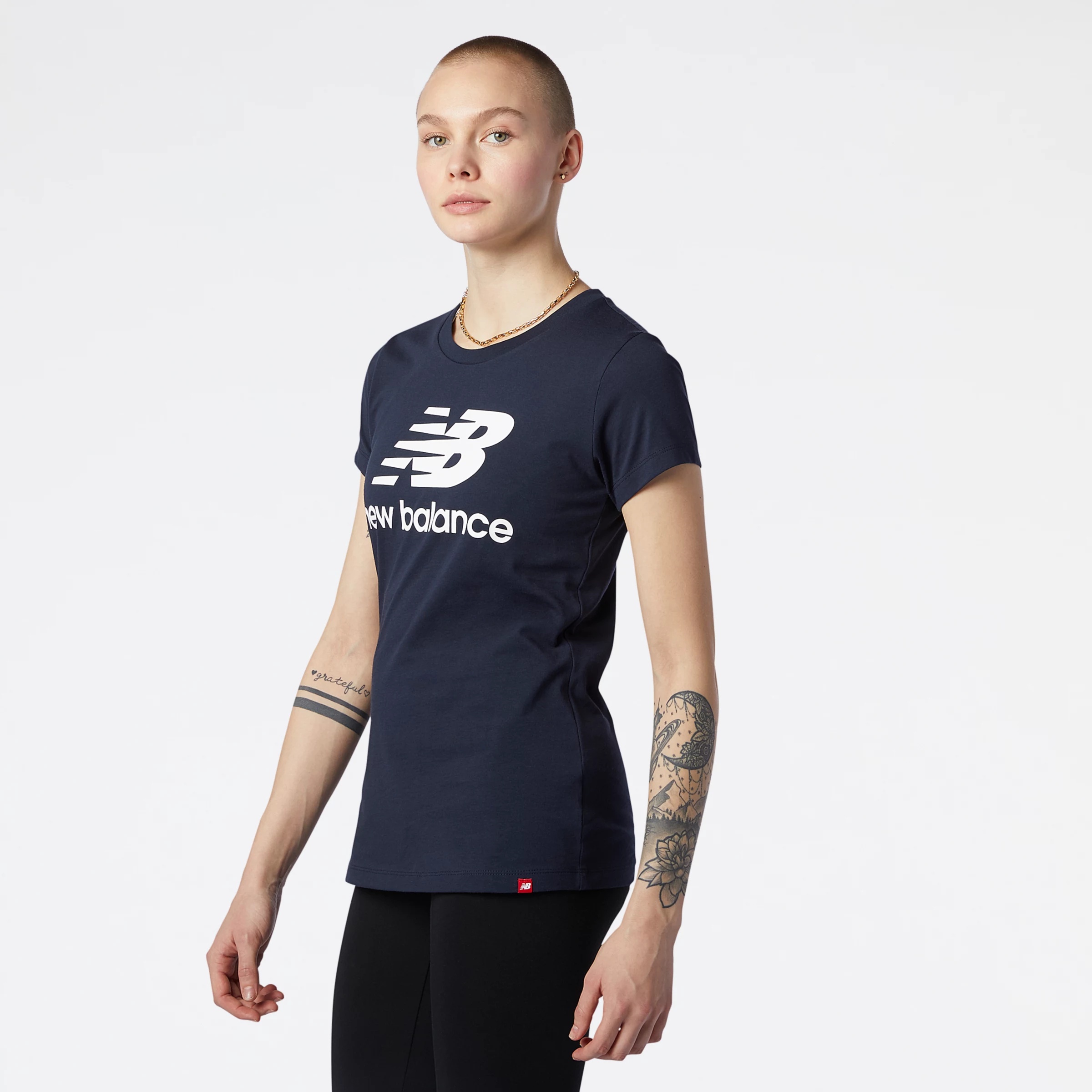 NB Essentials Stacked Logo Tee - 2