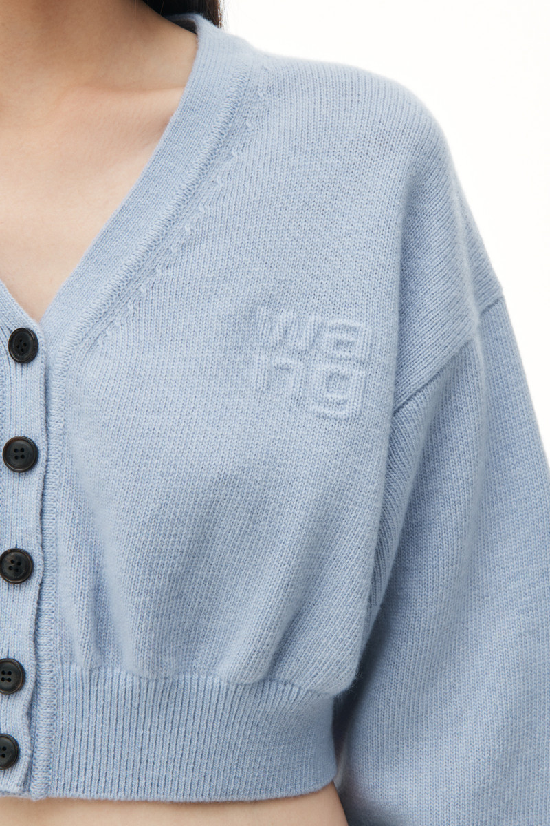 Long Sleeve Cardigan With V Neck 5