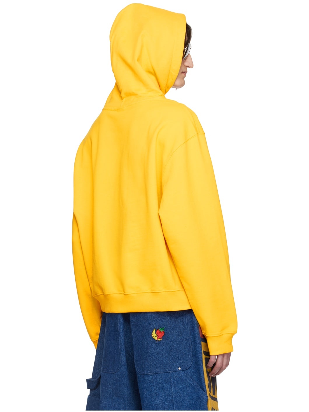 Yellow Print Hoodie - 3