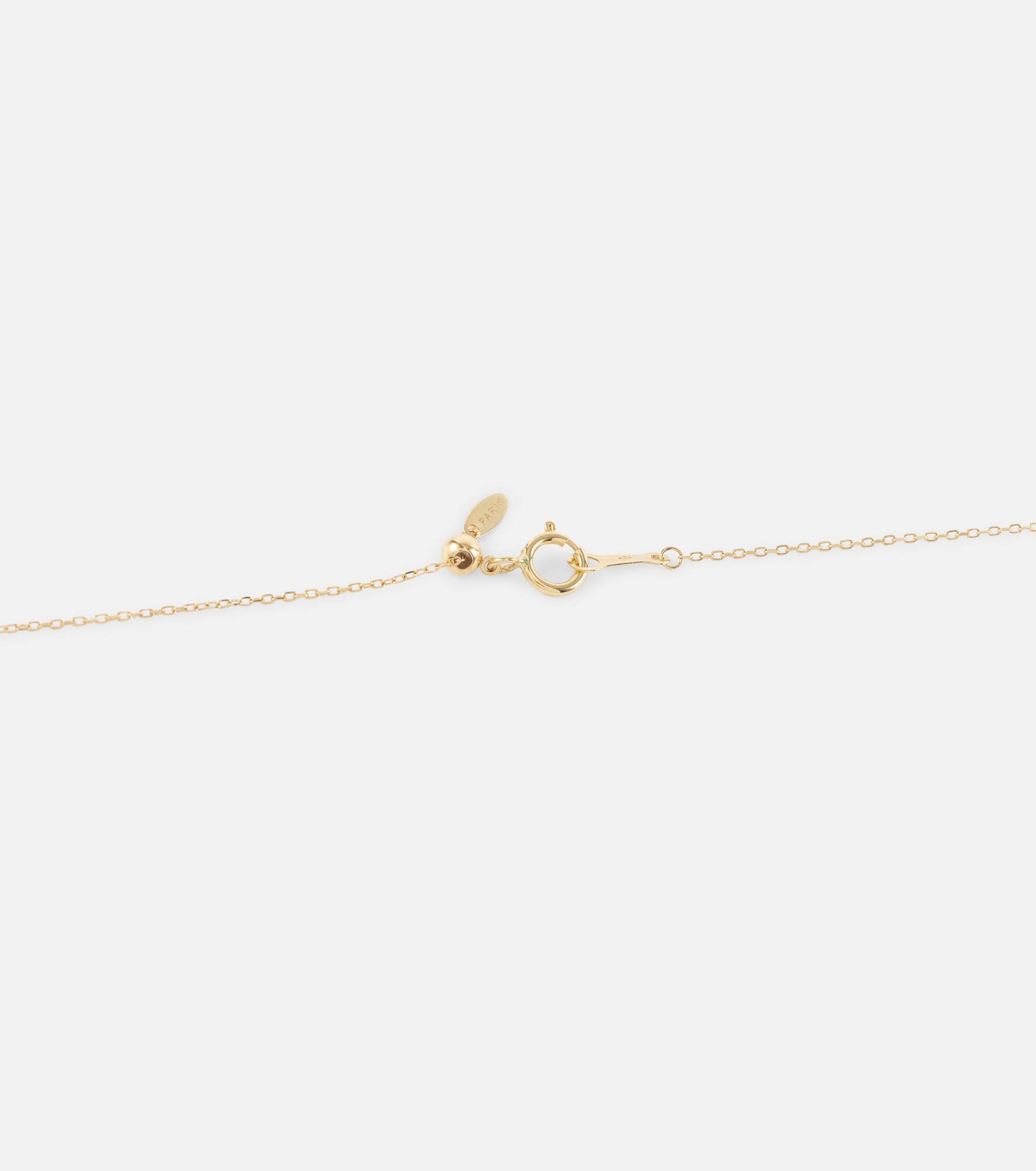 Cancer 18kt gold necklace with diamonds - 4