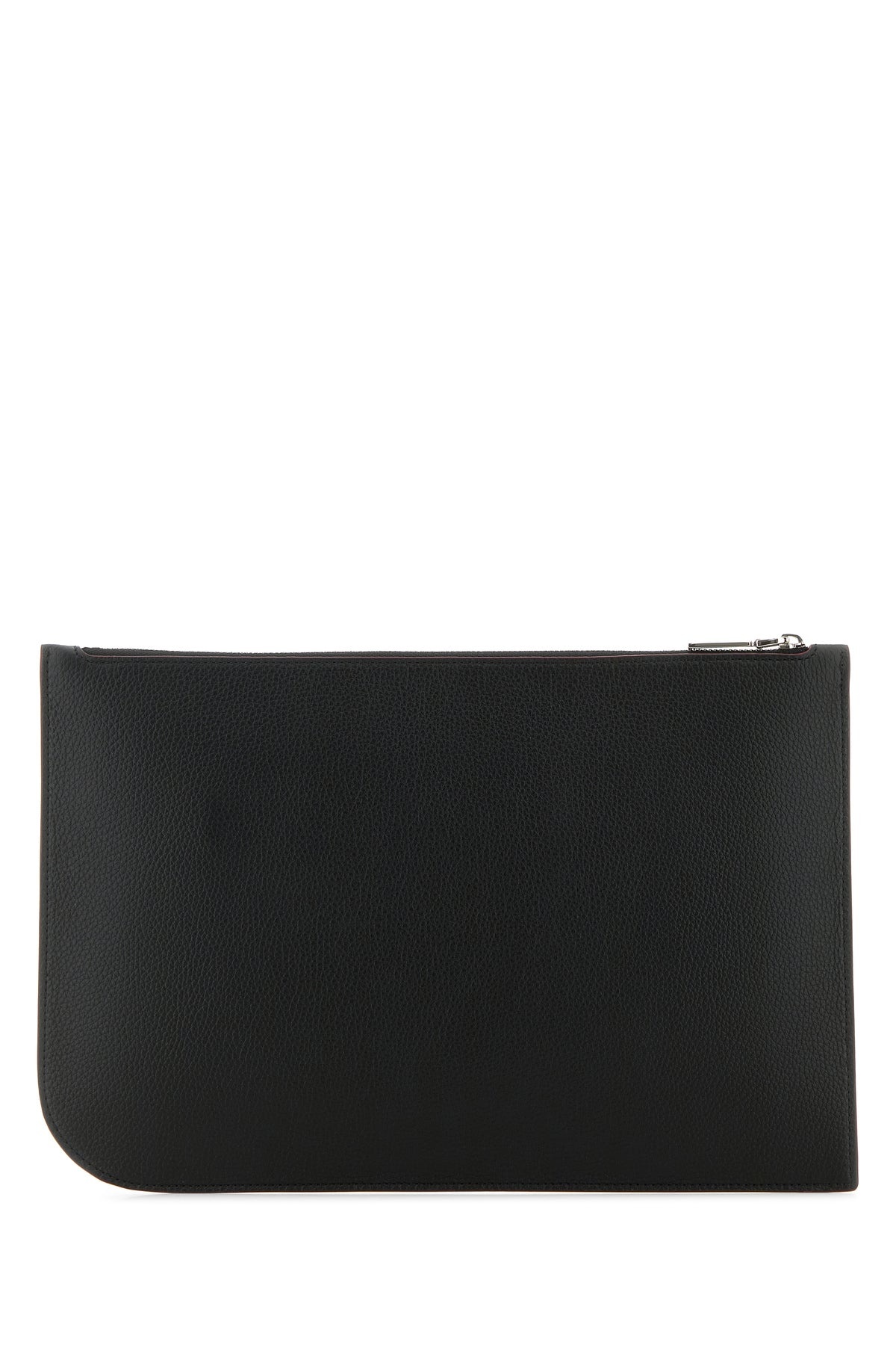 Black leather large Sling pouch - 3