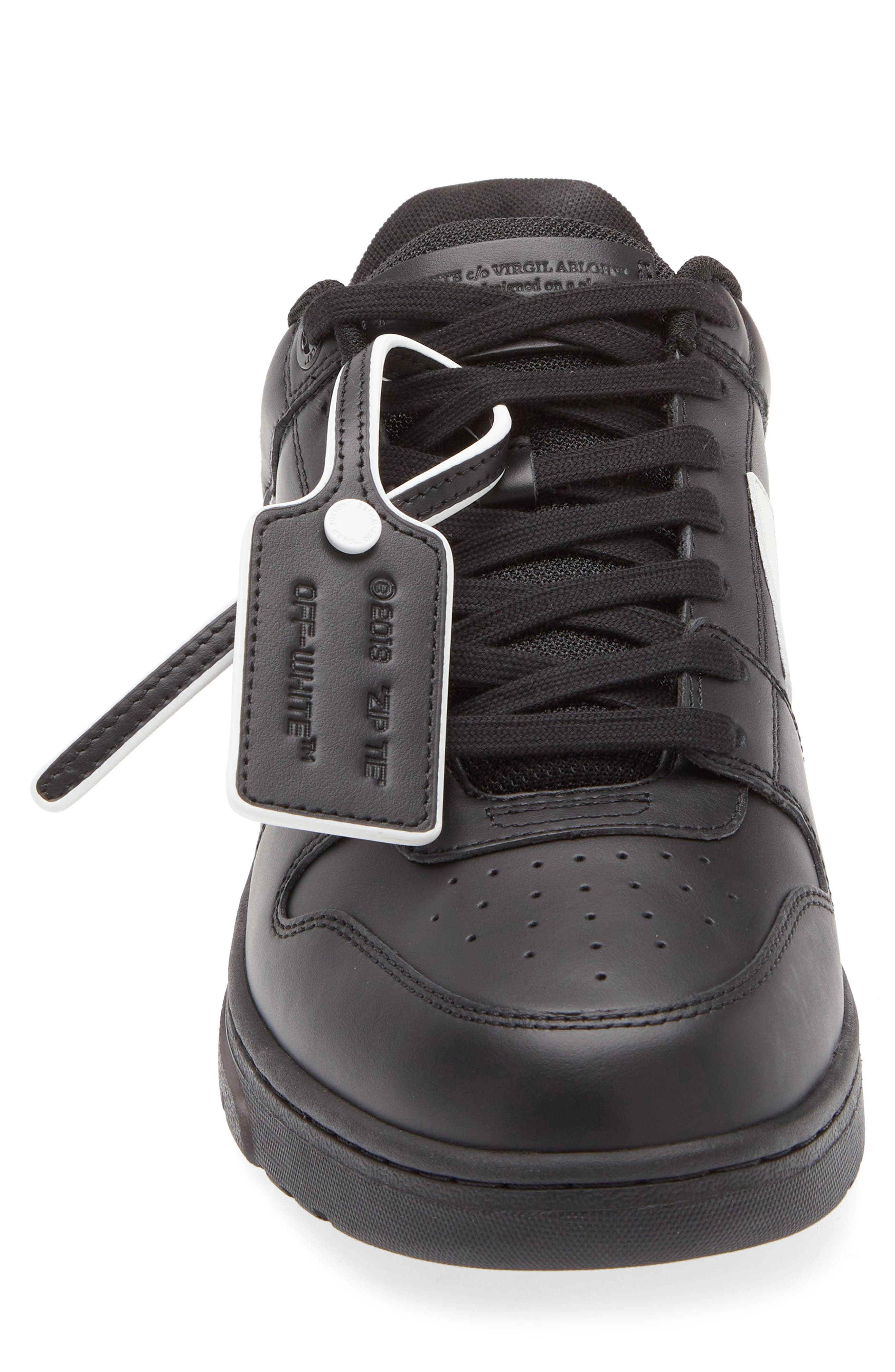 Off-White Out of Office Low Top Sneaker in Black White at Nordstrom - 4