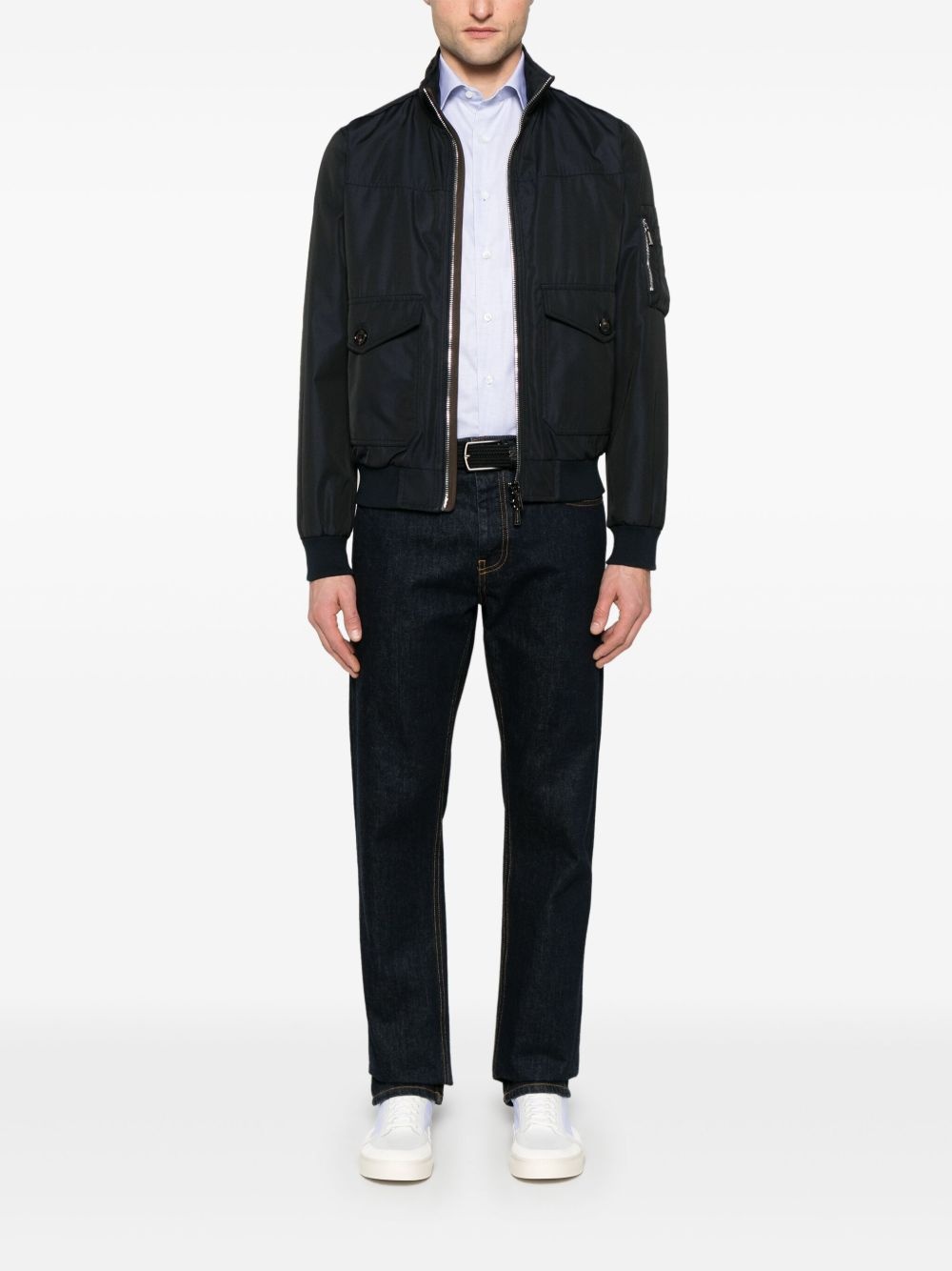 mini-check shirt - 2