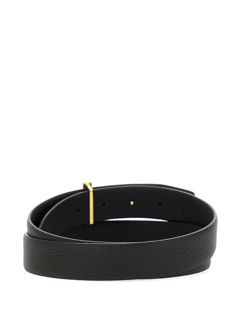TOM FORD t-buckle leather belt outlook