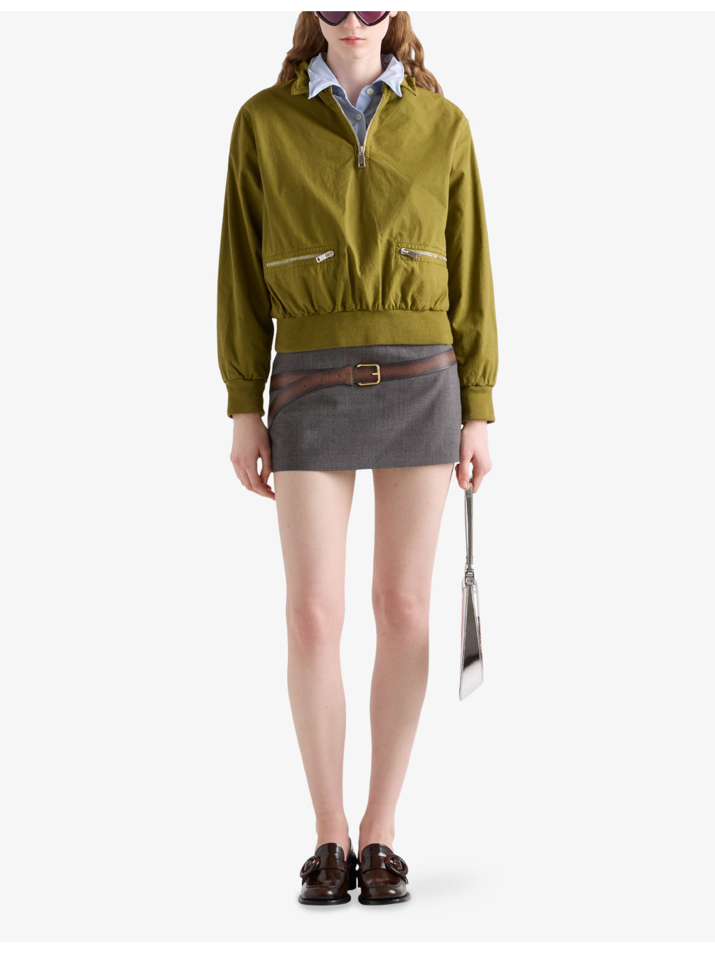 Logo-Embellished Pull-On Cotton Jacket - 2