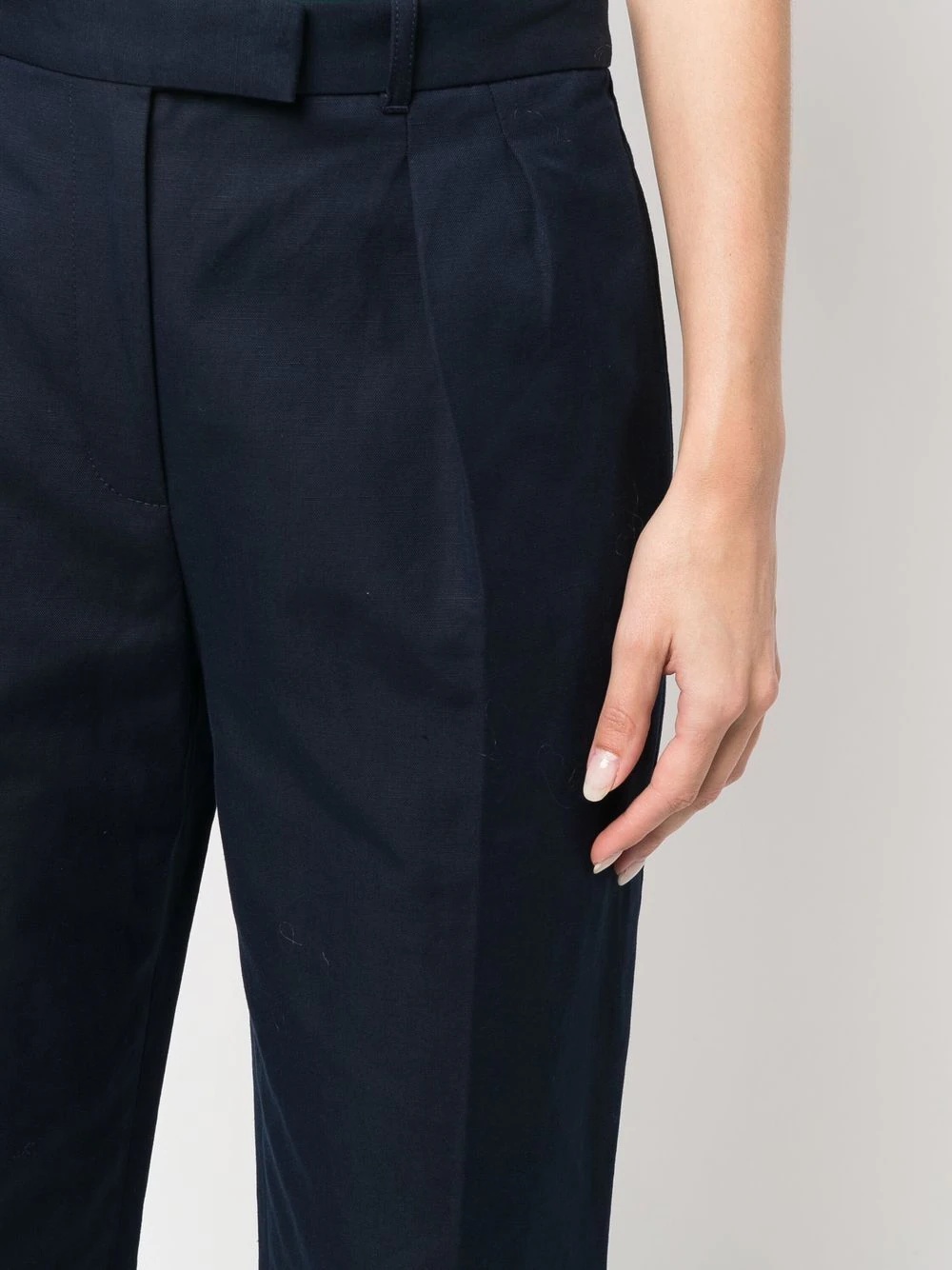 concealed-front fastening trousers - 5
