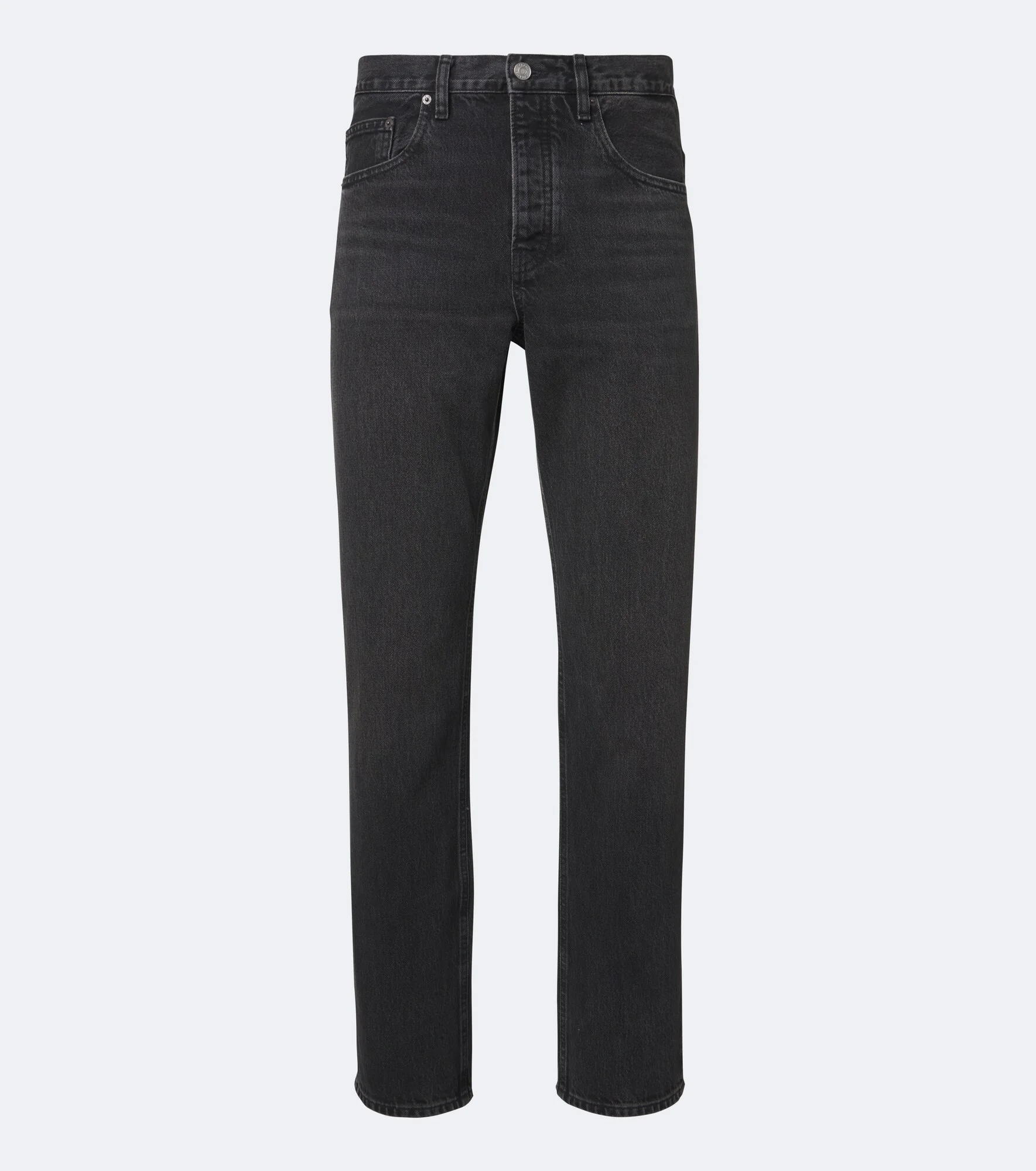 Mid-rise straight jeans - 1