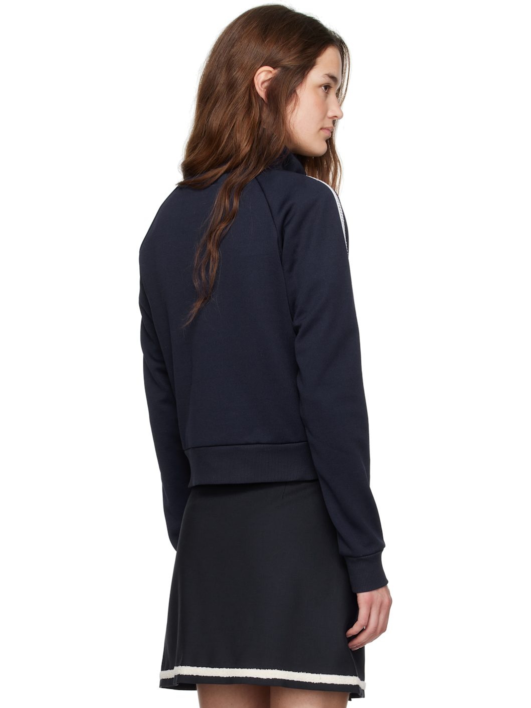 Navy Logo Track Jacket - 3