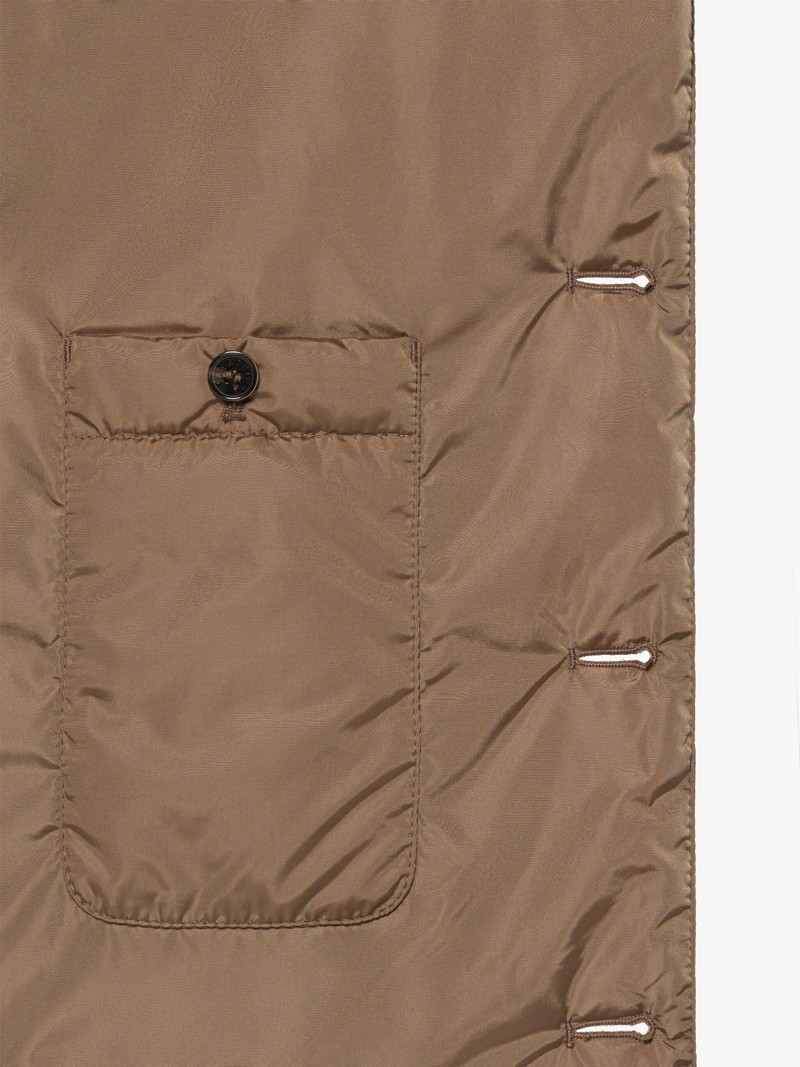 NEW HIG MOCHA NYLON QUILTED LINER VEST 6