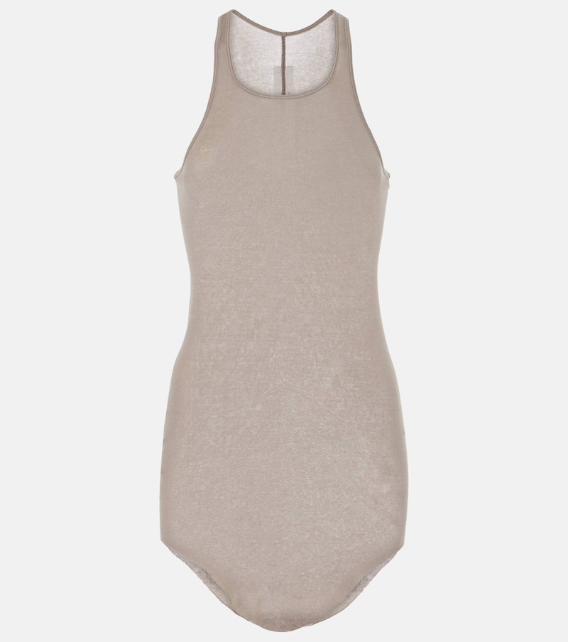Ribbed-knit cotton tank top - 1