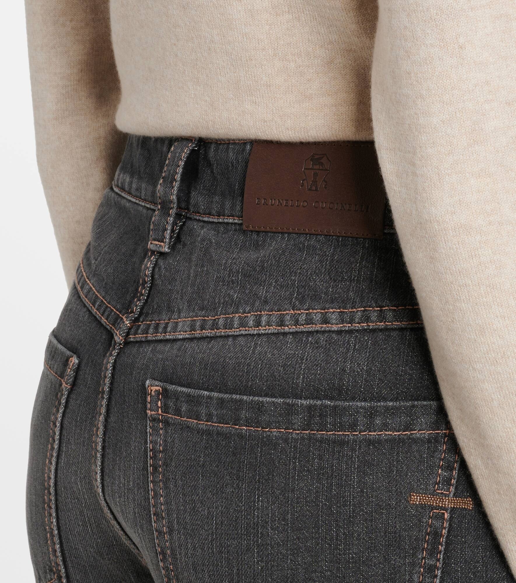Logo straight jeans - 5
