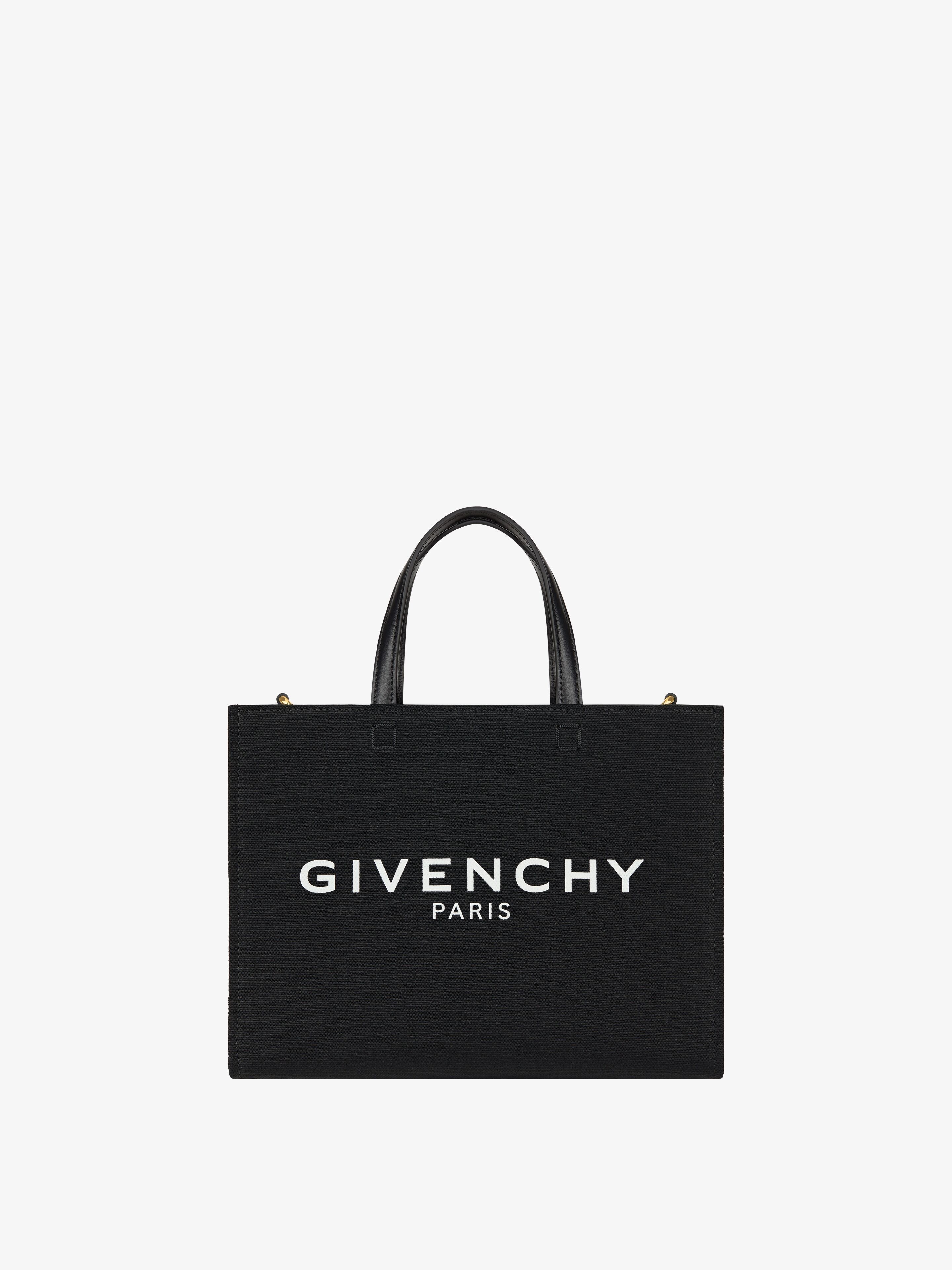 Givenchy SMALL G-TOTE SHOPPING BAG IN CANVAS | REVERSIBLE