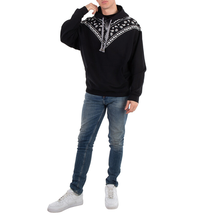 Marcelo Burlon Bandana-Embroidered Drawstring Hoodie - 6