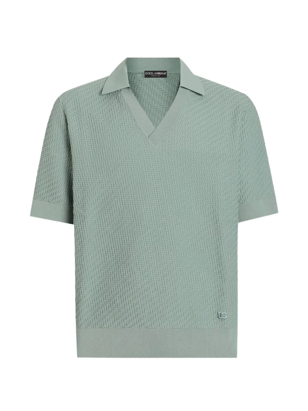 micro-dot stitch polo shirt - 1