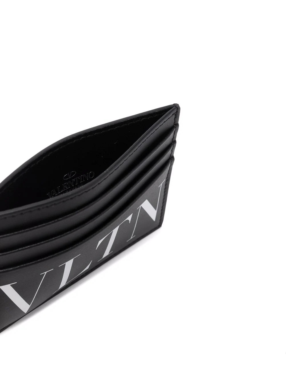 VLTN logo-print cardholder - 3