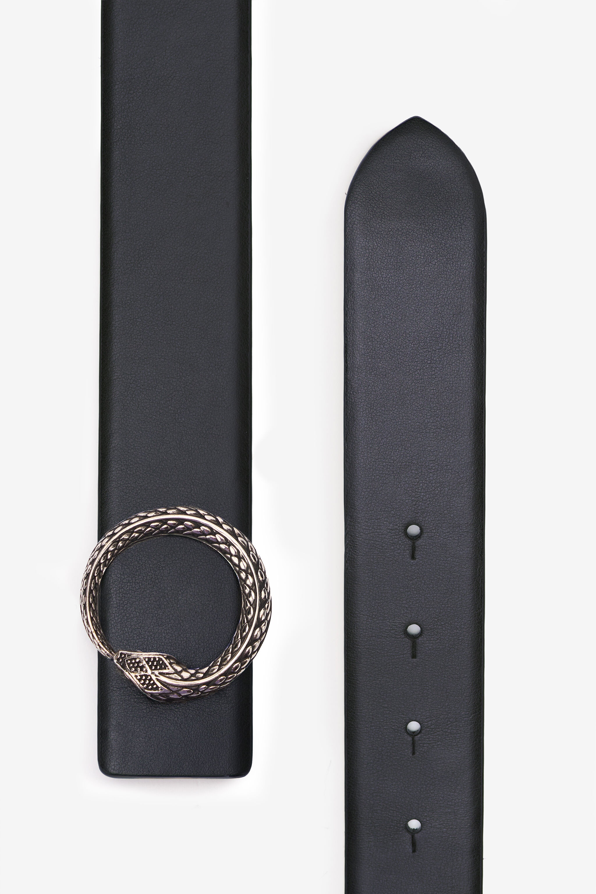 Belt With Snake Buckle - 2