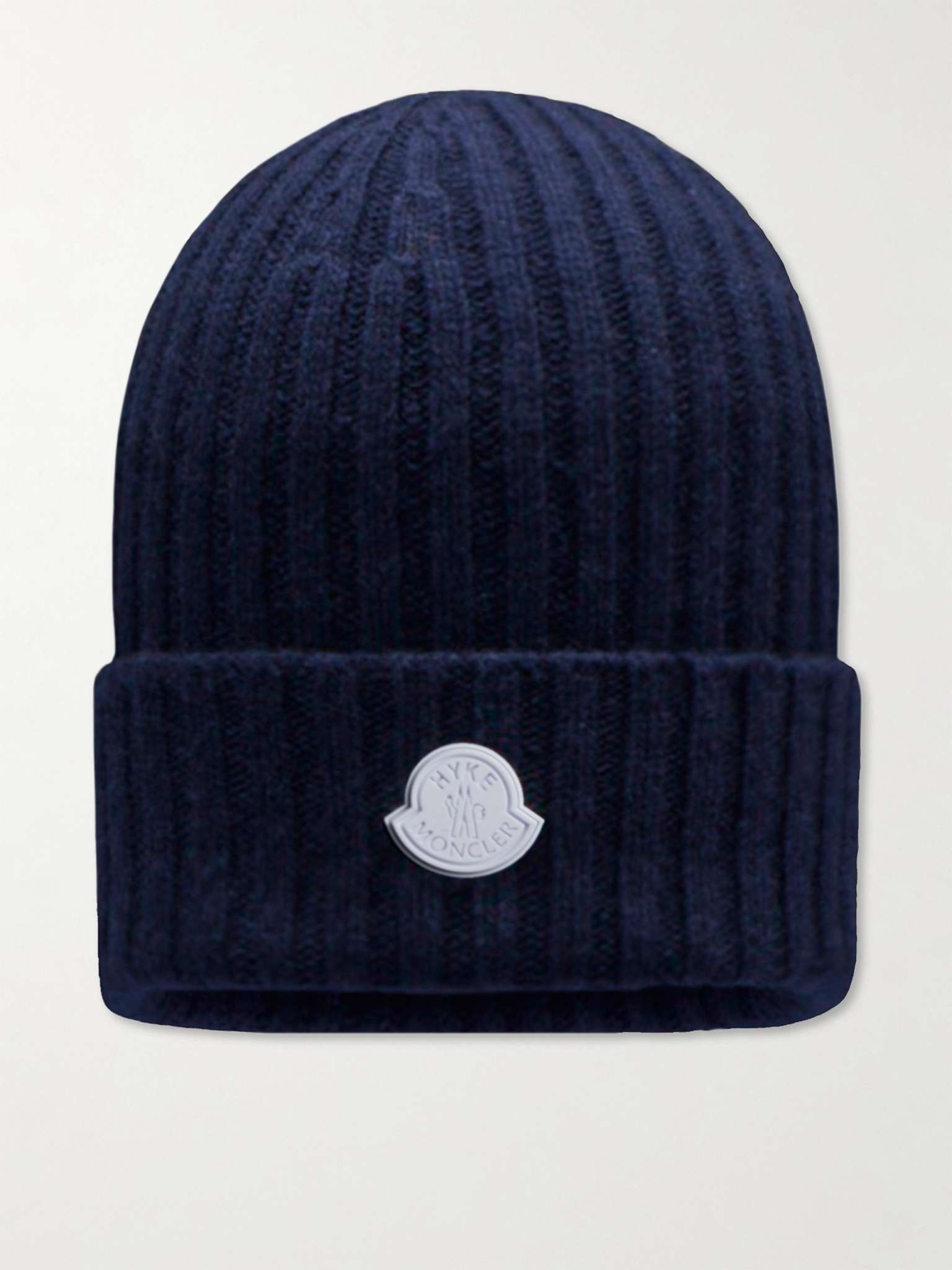 4 Moncler HYKE Logo-Appliquéd Cable-Knit Cashmere and Wool-Blend Beanie - 1