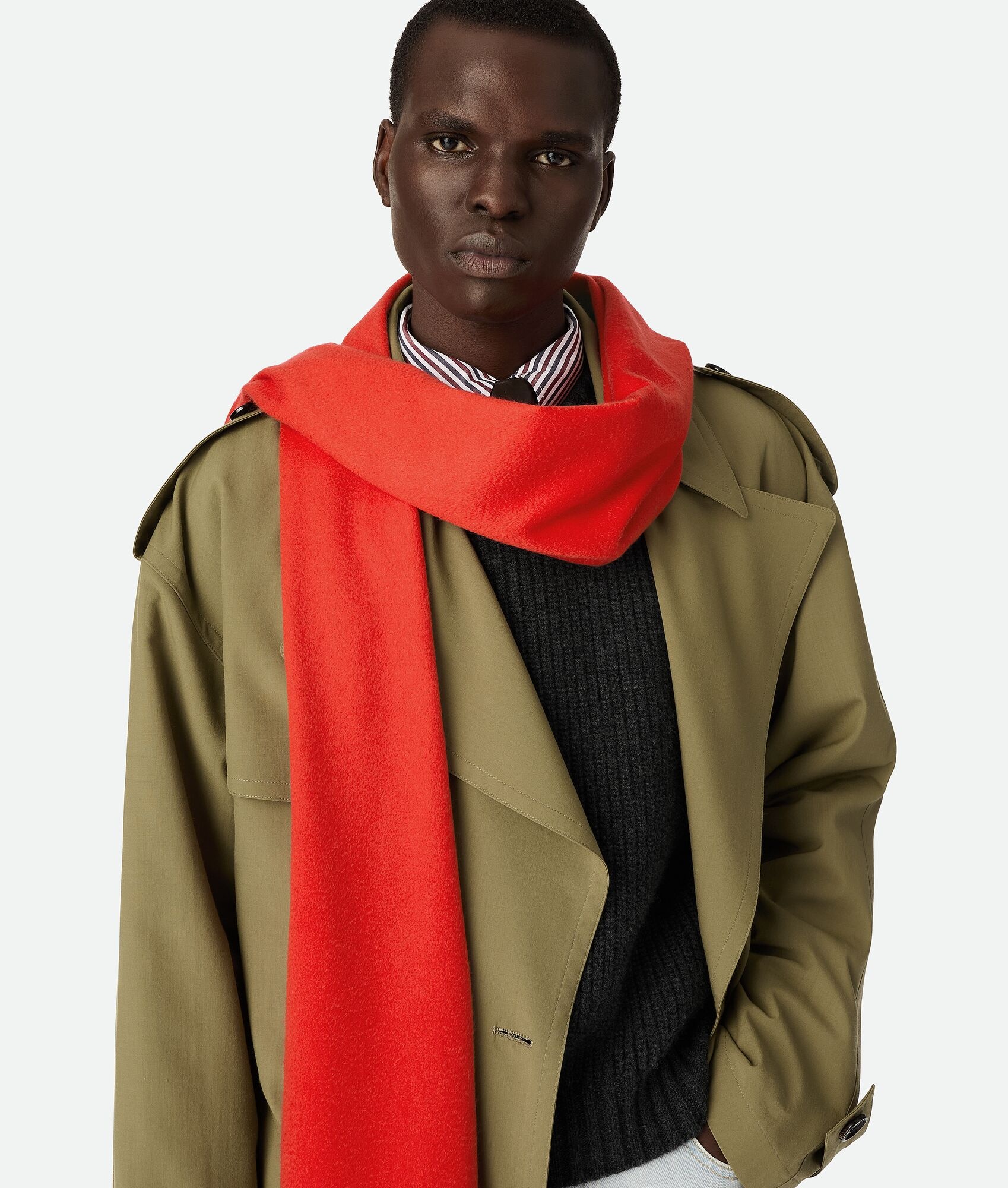 Large Cashmere Scarf - 4