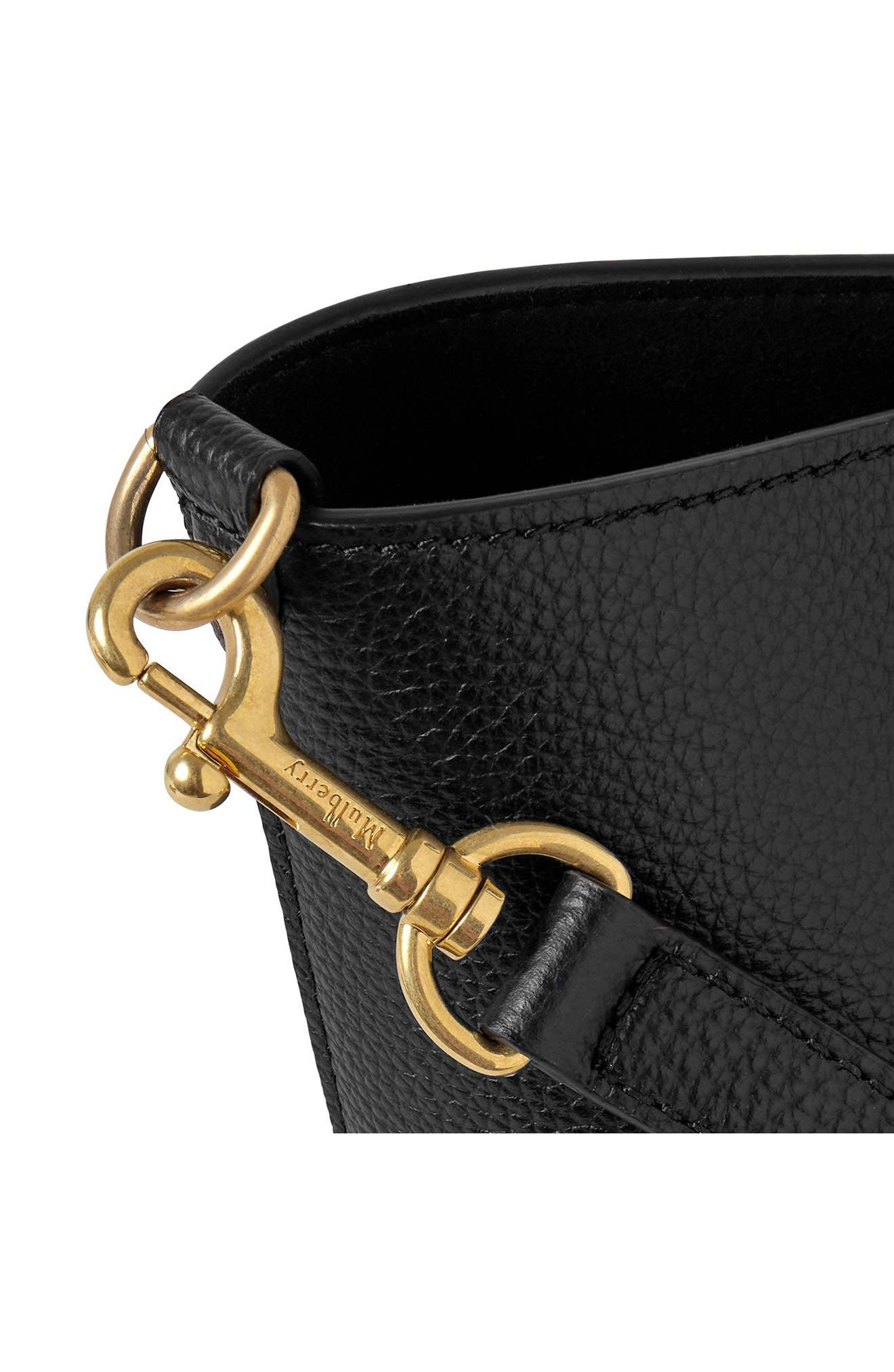 Mulberry Mini Bayswater Leather Tote in Black at Nordstrom - 6