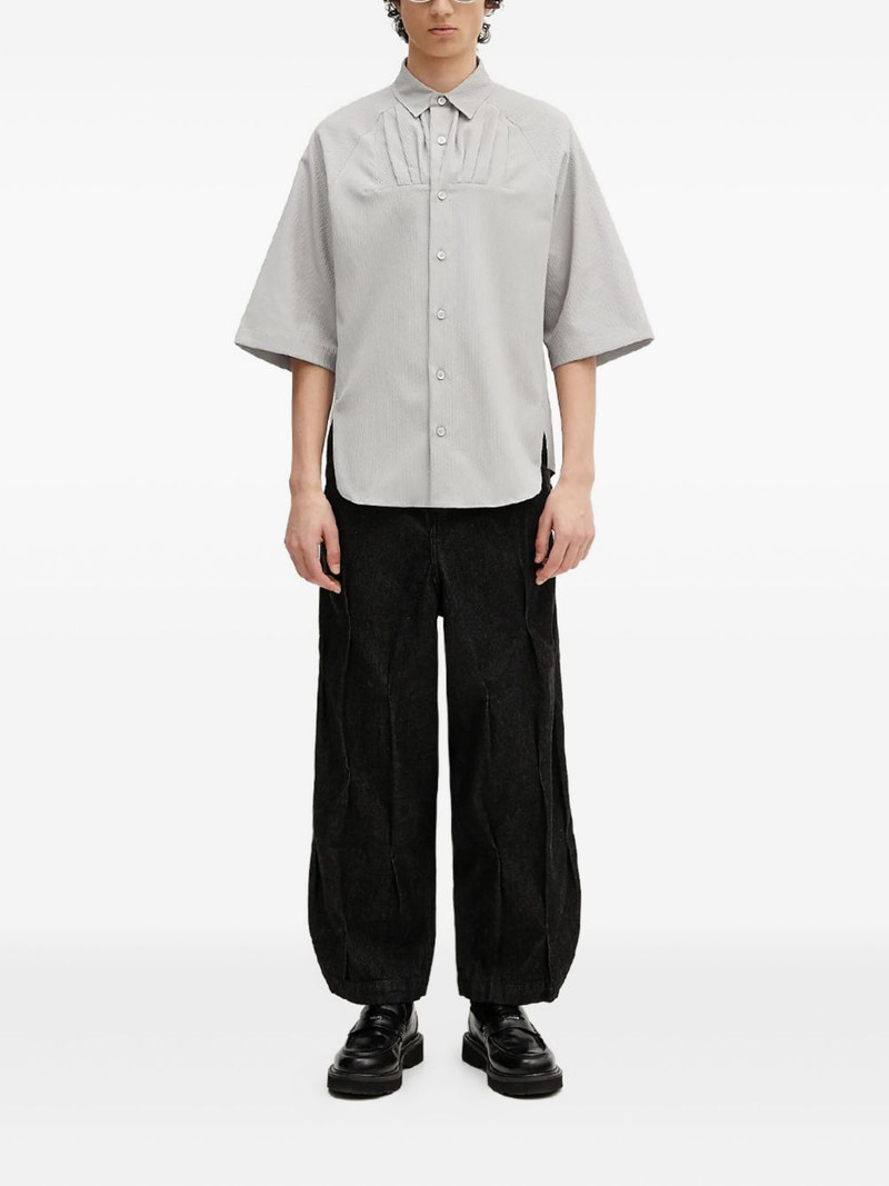 ADER error pleated short-sleeve shirt outlook